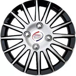 Auto Pearl CDC07 R13  33.02 cm (13 Inch) Press Type Wheel Hubcap with Retention Ring Silver Black Wheel Cover for Maruti Celerio (Set of 4)-image-57