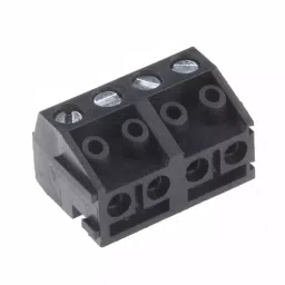 RS PRO 4 Pin PCB Terminal Block 5 mm Pitch Screw Termination, 8971294-10