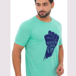 Bishop Men Graphic Printed Round Neck Slim Fit T-shirt-image-55