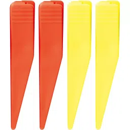 Shinwa Rules Level Rod Clip for 60 mm Width (Set of 4 Pcs), 74192-18