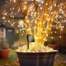 LITVERSE White & Yellow Waterproof String Rice Lights image 3