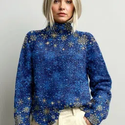 Mast & Harbour Women Self Design Fashion Sweater-picture-40