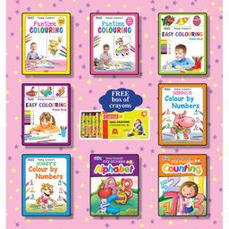 Colouring Books Set of 8 Books-English-23