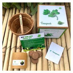 Sow and Grow DIY Gardening Kit - Fenugreek-image-59