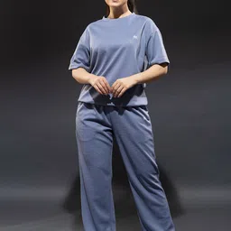 YHA Ribbed Round Neck T-Shirt With Trousers Co-Ords-picture-30