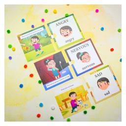 The Brainy Bear Store My Feelings and Emotions Matching Puzzle Game image 2
