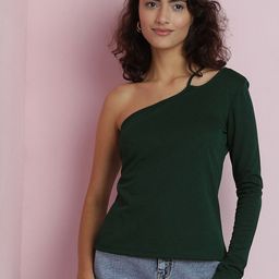 Kotty Women Solid One Shoulder Top-image-38