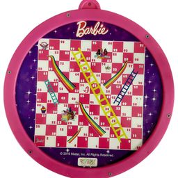 Barbie 2 In 1 Round Magnetic Dart Board Game Large - Multicolour image 3