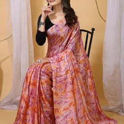 KALINI Purple Dyed Satin Banarasi Sarees-picture-42