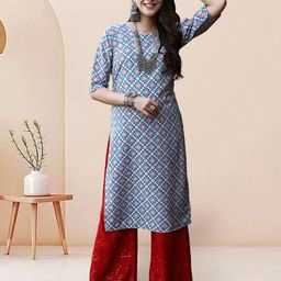 7Threads Women Pack of 6 Ethnic Motifs Printed Kurta-picture-36