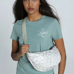 Puma Women Script Typography Printed Pure Cotton Short Sleeve T-Shirt-image-14