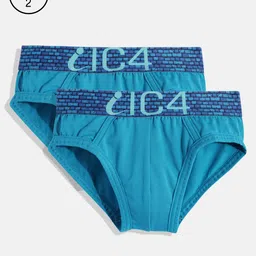 IC4 IC4 Boys Pack of 2 Blue Solid Briefs 0T2003P2-image-14