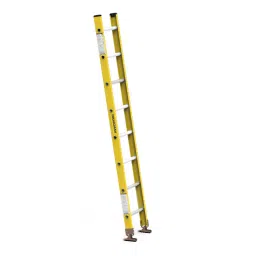 YOUNGMAN 12 Step Fiberglass Wall Support Straight Ladder 2540 mm Maximum Standing Height, 8376-image-8