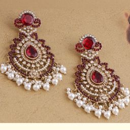 VATSALYA creation Gold-Plated Alloy Earrings-image-87