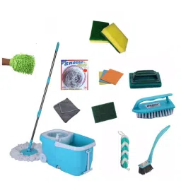 Shagun 9 L Plastic Big Spin Cleaning Mop Set, ShagunCombo8-picture-17