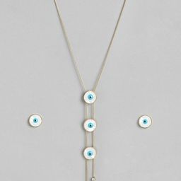 DressBerry Evil Eye Design Jewellery Set-image-4