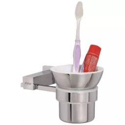 Rocio Silver Brass Squaris Tumbler Holder-image-41