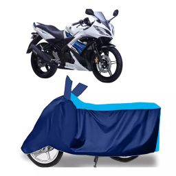 Auto Pearl Two Wheeler Cover for Yamaha YZF R15 S - Cyan, Blue-image-122