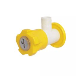 POLYTUF POP Series Smart Angle Cock with Flange 1009S (Yellow)-picture-12