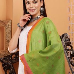 Bunkraft Ethnic Motifs Woven Design Dupatta-picture-3