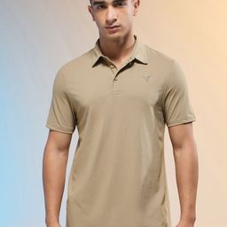 Technosport Men Polo Collar Antimicrobial Pockets Slim Fit T-shirt-image-70