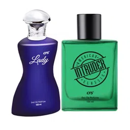 CFS Intruder & Lady Set Of 2 Long Lasting Eau De Parfum - 100ml Each image 3