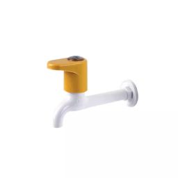 POLYTUF POP Series Florence Bib Cock Long Body with Flange 1006F (Yellow)-image-95