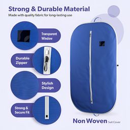 Aura Blue Set of 3 Regular Multi-Utility Organisers image 4