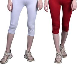 Tik Tok WEARS Girls Multicoloured Cotton Capris-picture-11