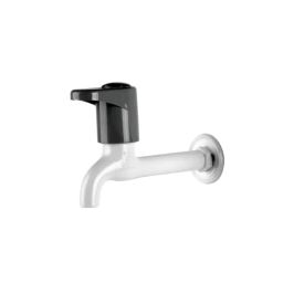 POLYTUF POP Series Florence Bib Cock Long Body with Flange 1006F (Grey)-image-91