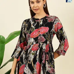 THE FAB FACTORY Women Pack of 2 Floral Printed Top-picture-21