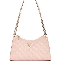 GUESS Checked Textured PU Structured Shoulder Bag with Quilted-6