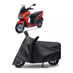 Auto Pearl Polyester Two Wheeler Cover for Aprilia SXR 160 (Grey)-picture-38