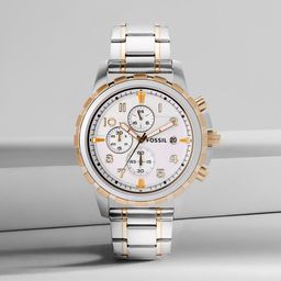 Fossil Men Silver-Toned Analogue Watch FS4795I--36