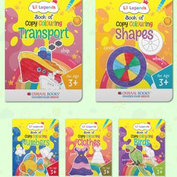 Oswaal  Lil Legends Book of Copy Colouring For Kids (Set of 5 Books)-18