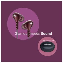 FINGERS SoundGlitz2 Wired Earphones 10 mm Neodymium Driver, Sturdy Cable with L Pin Connector, Built-in Mic, FREE Carry-on Zip Case-14