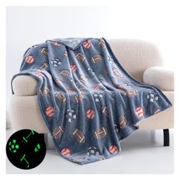 FunBlast Glow in The Dark Cute Blanket for Kids - Multicolor-8