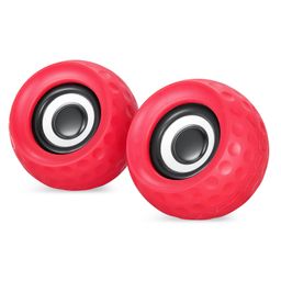 Enter Igloo Speaker2.06W Laptop/Desktop Speaker-Red-19