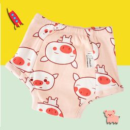 Snugkins Reusable Potty Training Pants/Underwear for Babies Pack of 1 , Medium - Pink-13