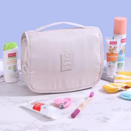 Multi Utility Organizer Pouch Cum Travel Kit with 6 Pockets - Cream-picture-15