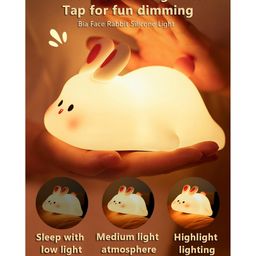 SANJARY Silicone Lamp, Decorative, Night Light for Children Cute Rechargeable Led Silicone Lamp Touch Sensor Dimmable color design may vary-18