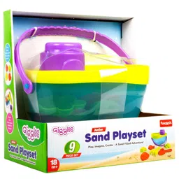 Giggles Funskool Junior Sand Playset Educational & Creative Construction Toy Encourages Learning & Development Fun Activity for Preschoolers - Multicolor-picture-36