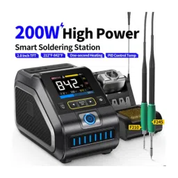 FNIRSI DWS-200 Soldering Station 200W Digital Soldering Iron Station Kit Powerful Performance and Accurate Temperature Adjustment - F245 Set 2 - RS8323FNIRSI DWS-200 Soldering Station 200W Digital Soldering Iron Station Kit Powerful Performance and Accurate Temperature Adjustment - F245 Set 2 - RS8323 image 4