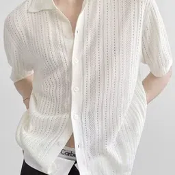 StyleCast x Revolte Men Oversized Textured Casual Shirt-picture-45