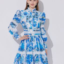 JC Collection Women Floral Printed Fit & Flare Dress-picture-5