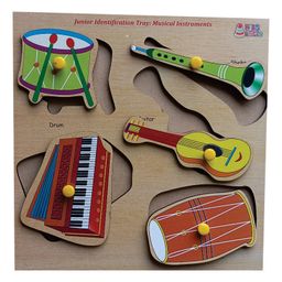 KIDS LOGIC Junior Identification Trays Musical Instruments - Multicolor image 2