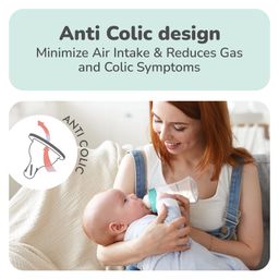 R for Rabbit Fist Feed Glass Feeding Bottle - 120 ml image 3