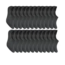 MUKHAKSH Grey Cotton Socks-image-68