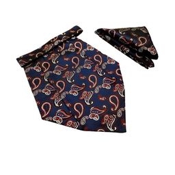 Paisley Design Cravats & Pocket Square Combo-image-64