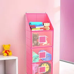 Kuber Industries Pink Set of 1 Regular Multi-Utility Organisers image 1